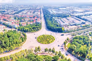 Khu công nghiệp Mỹ Phước, Thành phố Hồ Chí Minh nhìn từ trên cao (Ảnh CTV)
