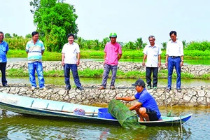 Nhờ áp dụng khoa học kỹ thuật vào nuôi tôm, nông dân xã Vĩnh Thuận giảm chi phí đầu vào đáng kể, trong khi lợi nhuận tăng cao.