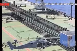 [Video] Mỹ bắt giữ tàu thứ 2 nghi liên quan tới Iran tại Ấn Độ Dương 