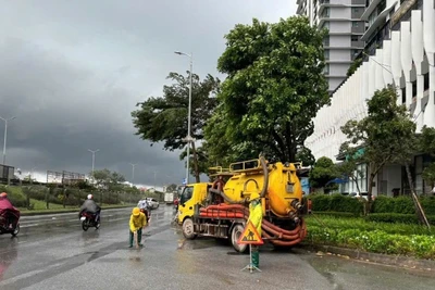 Xí nghiệp Thoát nước số 3 ứng trực tại Vành đai 3, Đỗ Mười-Gamuda.