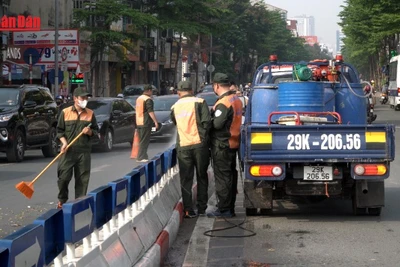 [Video] Hà Nội đồng loạt chỉnh trang đô thị hướng tới Quốc khánh 2/9 