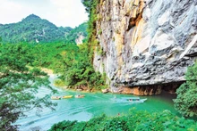 Một góc Vườn quốc gia Phong Nha-Kẻ Bàng. (Ảnh: TTXVN)