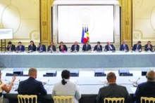 Tổng thống Pháp E.Macron dự cuộc họp với các đại diện của New Caledonia tại Điện Elysee ở Paris.