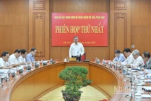 Tổng Bí thư Tô Lâm phát biểu chỉ đạo Phiên họp thứ nhất của Ban Chỉ đạo Trung ương về hoàn thiện thể chế, pháp luật.