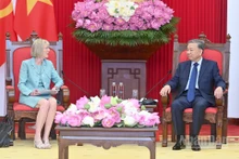 Tổng Bí thư Tô Lâm tiếp Đại sứ Australia Gillian Bird nhân dịp bắt đầu nhiệm kỳ tại Việt Nam. (Ảnh: ĐĂNG KHOA)