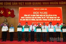 Các tập thể nhận Bằng khen của Chủ tịch UBND tỉnh vì có thành tích tiêu biểu trong phong trào học tập và làm theo tư tưởng, đạo đức, phong cách Hồ Chí Minh, giai đoạn 2016-2025.