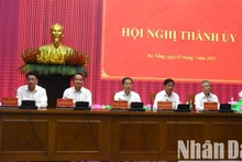 Đà Nẵng khai mạc Hội nghị Ban chấp hành Đảng bộ lần thứ nhất, sáng ngày 3/7. (Ảnh: ANH ĐÀO)