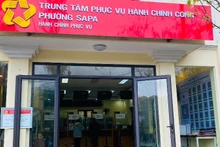 Trụ sở Trung tâm phục vụ hành chính công phường Sa Pa.