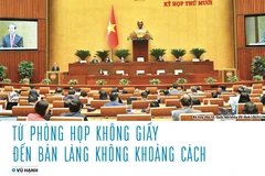 Từ phòng họp không giấy đến bản làng không khoảng cách