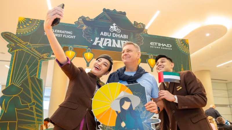 Etihad khai trương đường bay thẳng Hà Nội – Abu Dhabi, mở rộng kết nối Việt Nam và Trung Đông