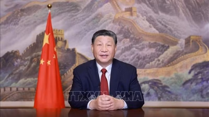 Chủ tịch Trung Quốc Tập Cận Bình. (Ảnh: THX/TTXVN)