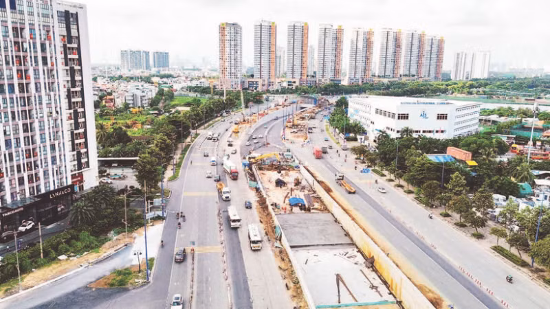 Bình Trưng - một trung tâm đô thị mới của phía đông Thành phố Hồ Chí Minh đang hình thành với hệ thống hạ tầng hiện đại. 