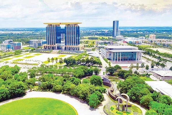 Đô thị khoa học, công nghệ, đổi mới sáng tạo vùng bắc Thành phố Hồ Chí Minh được xây dựng tại phường Bình Dương.
