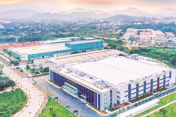 Một góc Khu công nghệ cao Hòa Lạc.