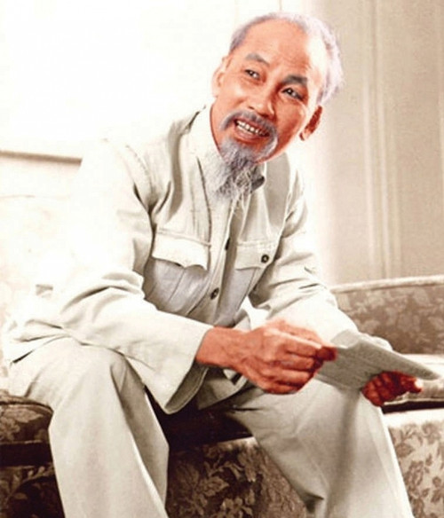 Chủ tịch Hồ Chí Minh. Ảnh tư liệu