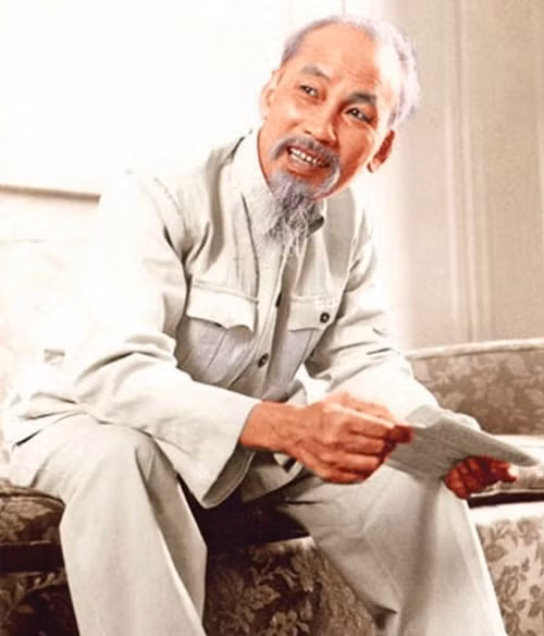 Chủ tịch Hồ Chí Minh. Ảnh tư liệu