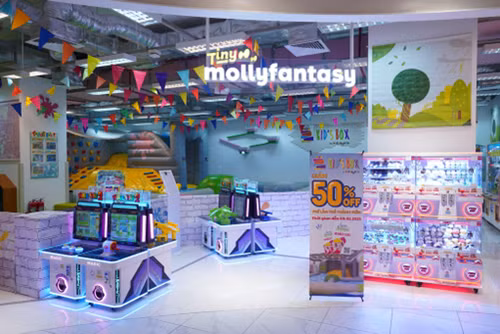 Khu vực vui chơi dành cho các bạn nhỏ, quy tụ nhiều thương hiệu nổi tiếng
