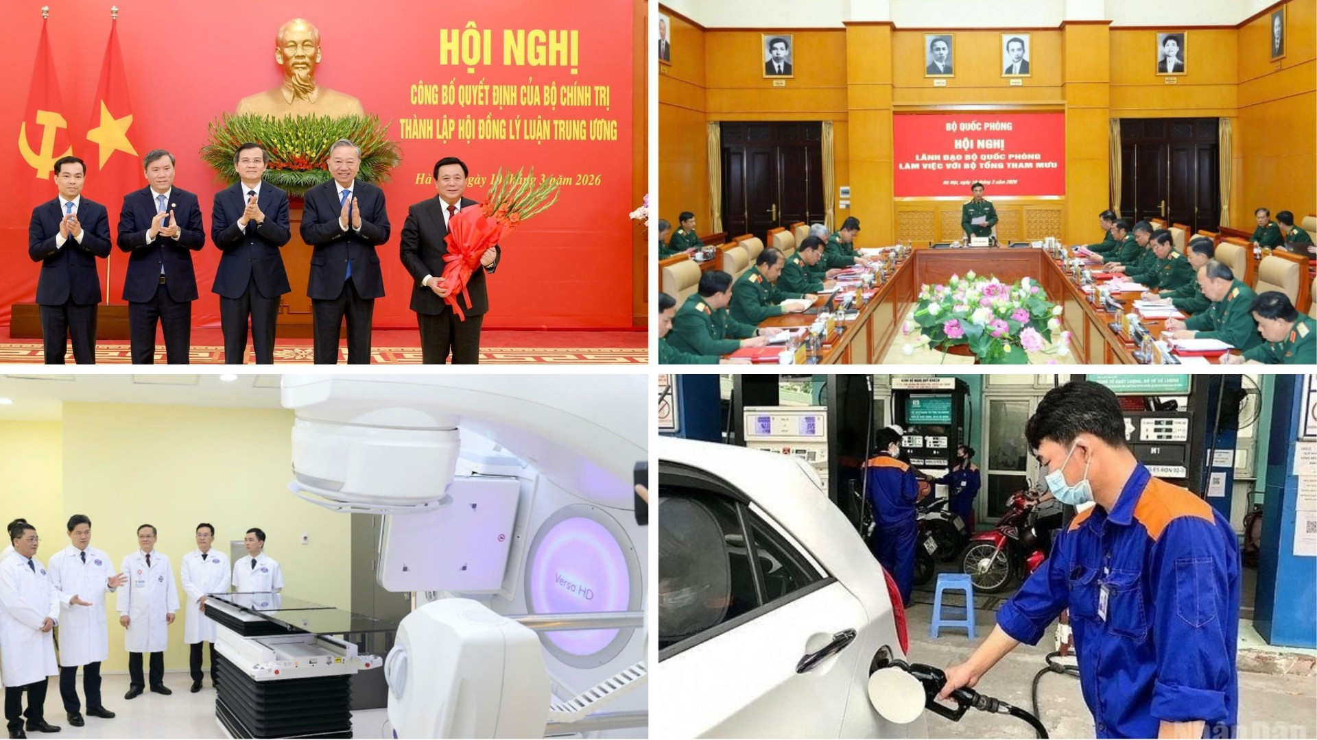 Tin nổi bật ngày 10/3: Tổng Bí thư Tô Lâm chủ trì Hội nghị công bố quyết định của Bộ Chính trị thành lập Hội đồng Lý luận Trung ương nhiệm kỳ 2026-2031; Bộ Tổng Tham mưu nâng cao năng lực nghiên cứu, dự báo, tham mưu chiến lược