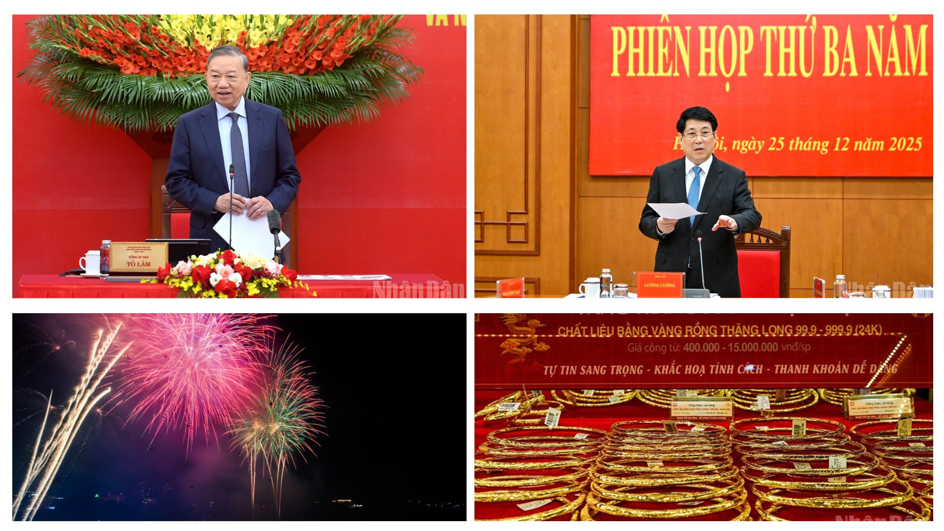 Tin nổi bật ngày 25/12: Tổng Bí thư Tô Lâm chủ trì Hội nghị tổng kết thực hiện Nghị quyết 57-NQ/TW; Kim ngạch xuất nhập khẩu lần đầu cán mốc 900 tỷ USD