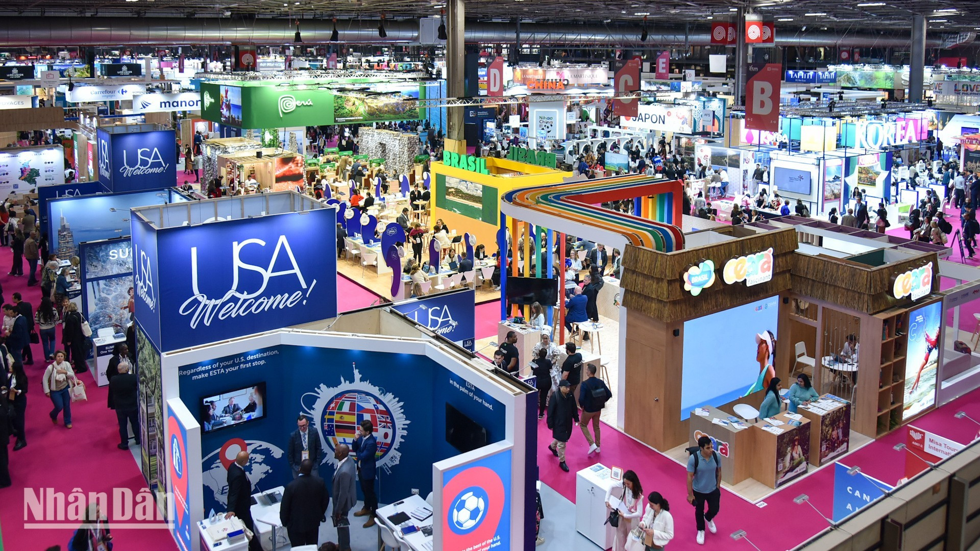 Sự kiện IFTM Top Resa 2025 thu hút sự tham gia của 3.000 đơn vị triển lãm. (Ảnh: MINH DUY)