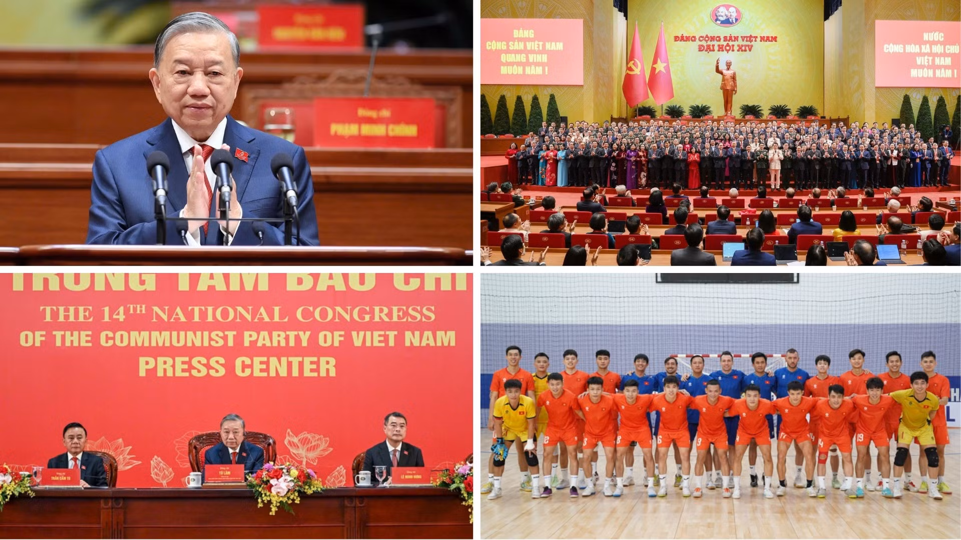 Tin nổi bật ngày 23/1: Đại hội lần thứ XIV của Đảng đã thành công rất tốt đẹp; Tổng Bí thư Tô Lâm chủ trì họp báo thông báo kết quả Đại hội XIV của Đảng
