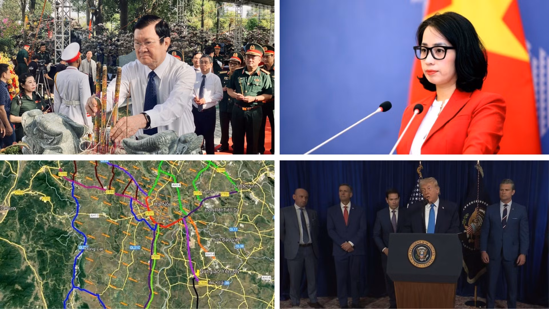 Tin nổi bật ngày 4/1: Thực hiện chuẩn mực bắt buộc trong hoạt động công vụ; Khánh thành Bia tưởng niệm cán bộ, chiến sĩ Biệt động Sài Gòn-Gia Định; Tổng thống Mỹ họp báo về chiến dịch quân sự tại Venezuela