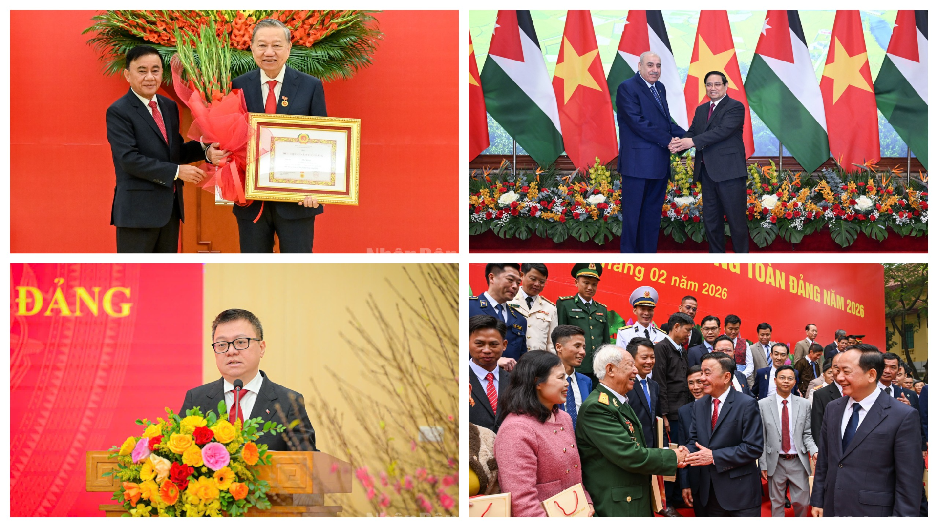 Tin nổi bật ngày 3/2: Trao Huy hiệu 45 năm tuổi đảng tặng đồng chí Tổng Bí thư Tô Lâm; Lễ tuyên dương Bí thư chi bộ xuất sắc và trao Giải Búa liềm vàng lần thứ X - năm 2025