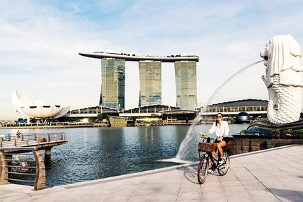 Người dân và du khách luôn cảm thấy an toàn ở Singapore. Ảnh: CNA