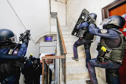 Chiến dịch trấn áp tội phạm mafia ở Italy. Ảnh: GETTYIMAGES