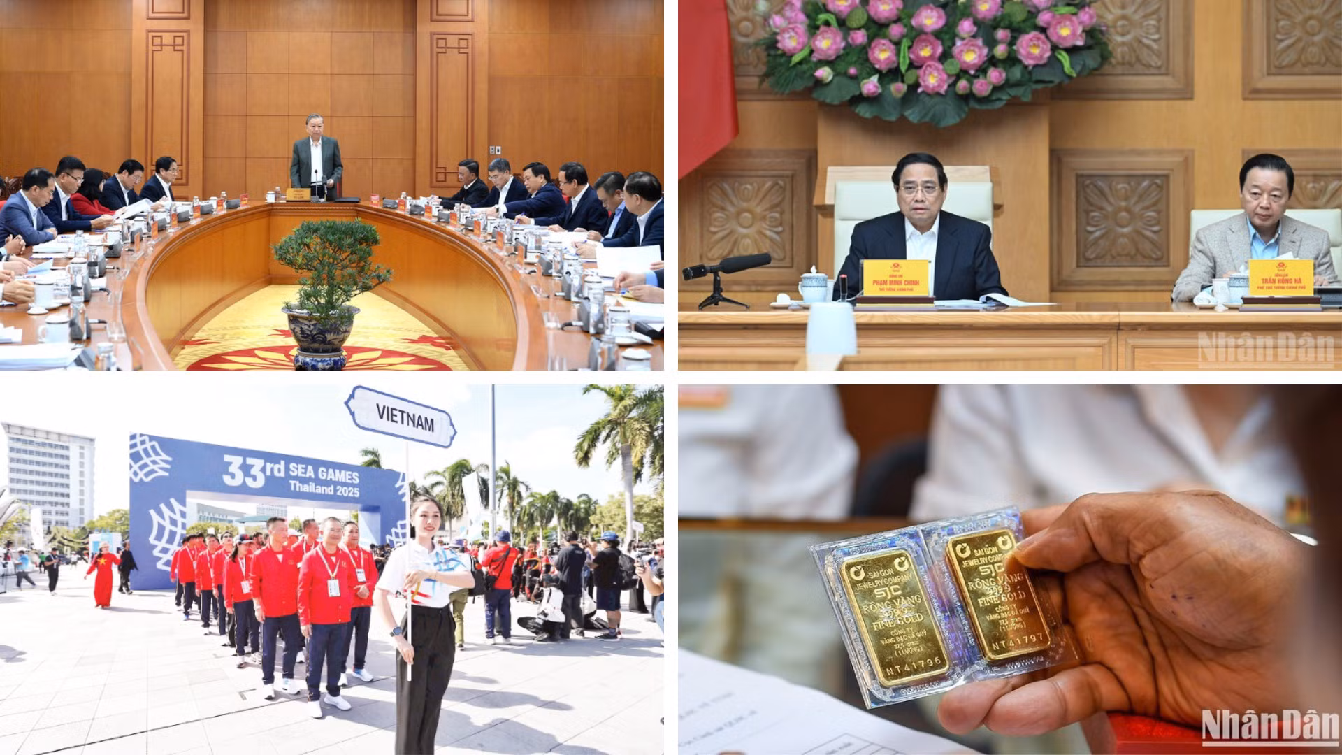 Tin nổi bật ngày 9/12: Tổng Bí thư Tô Lâm làm việc với Thường trực các Tiểu ban Đại hội XIV của Đảng; khai mạc SEA Games 33
