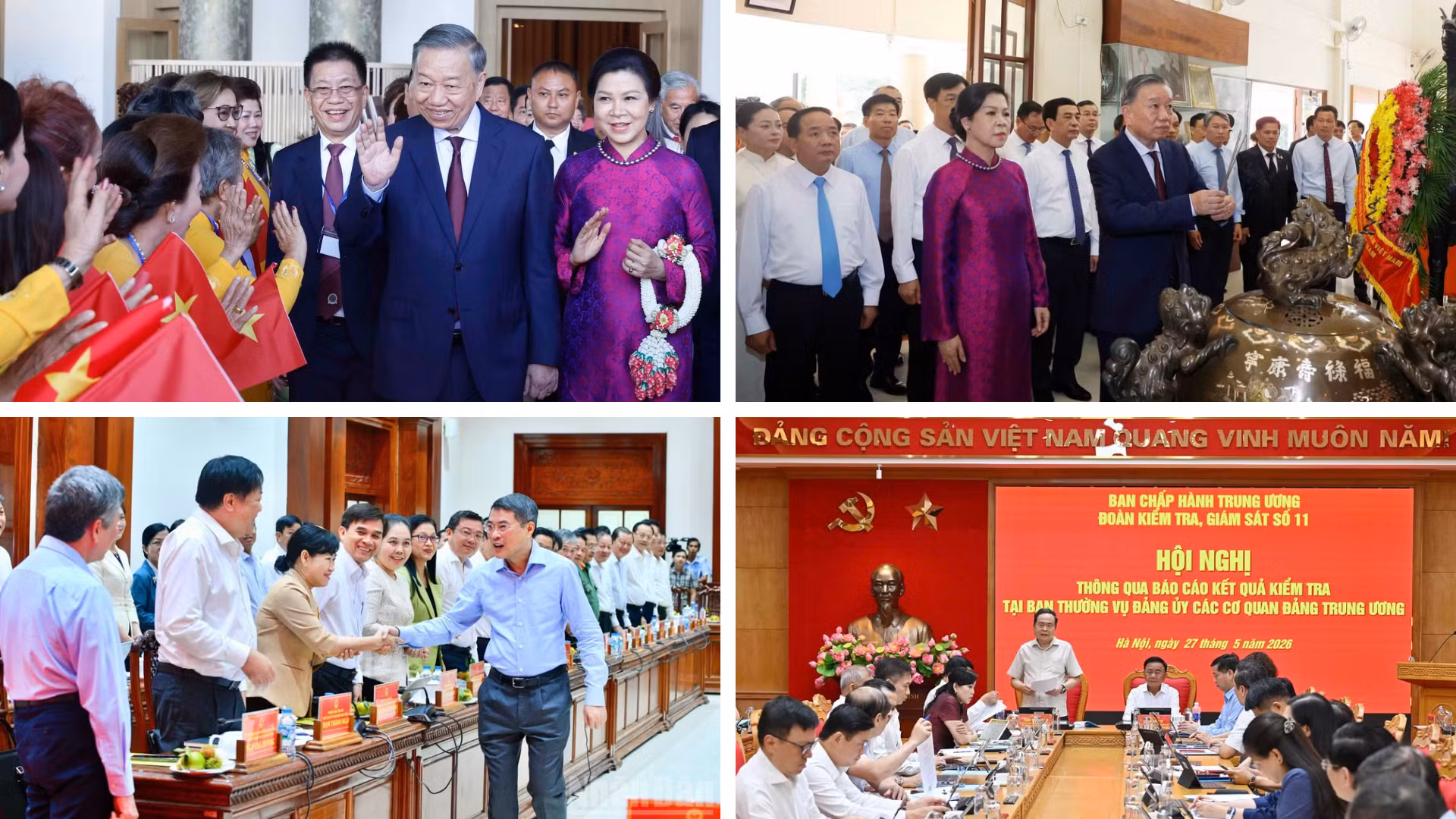 Tin nổi bật ngày 27/5: Hoạt động của Tổng Bí thư, Chủ tịch nước Tô Lâm tại Thái Lan; Thủ tướng Lê Minh Hưng làm việc với Ban Thường vụ Tỉnh ủy Đồng Tháp