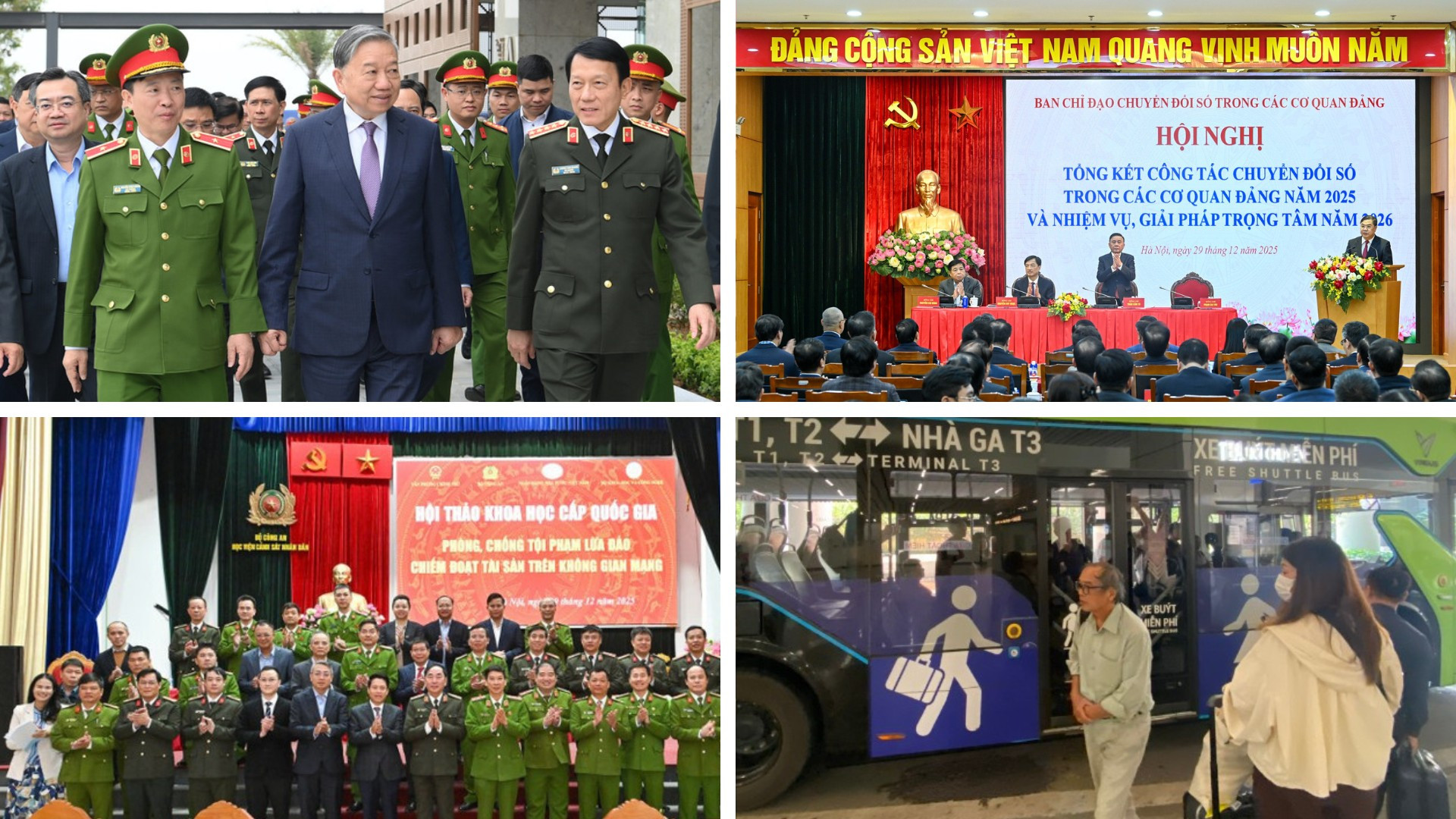 Tin nổi bật ngày 29/12: Tổng Bí thư thăm, làm việc tại Trung tâm Dữ liệu Quốc gia; Thủ tướng nhấn mạnh bảo đảm an ninh, trật tự là nền tảng cho phát triển bền vững vùng đồng bằng sông Cửu Long