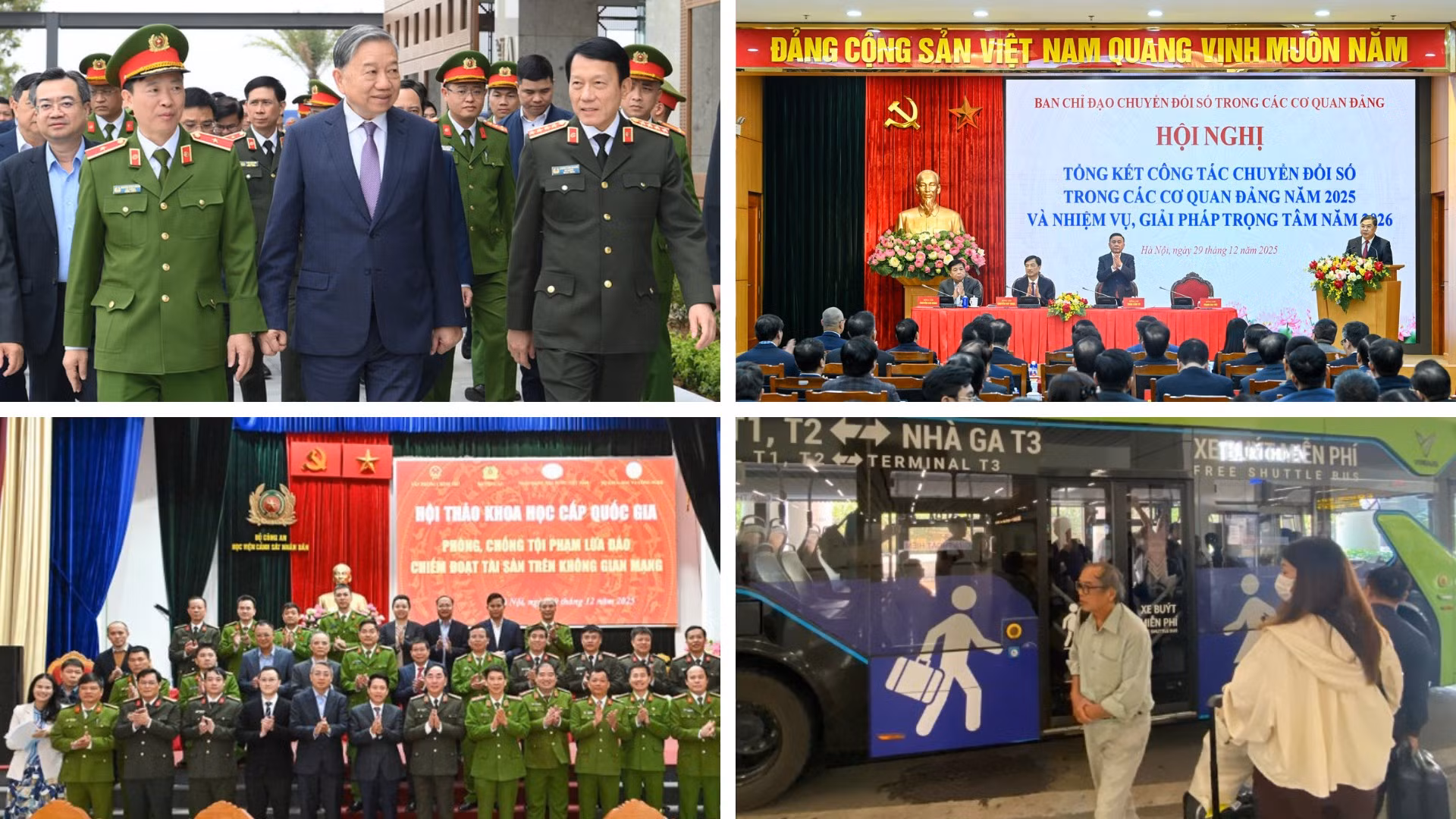 Tin nổi bật ngày 29/12: Tổng Bí thư thăm, làm việc tại Trung tâm Dữ liệu Quốc gia; Thủ tướng nhấn mạnh bảo đảm an ninh, trật tự là nền tảng cho phát triển bền vững vùng đồng bằng sông Cửu Long