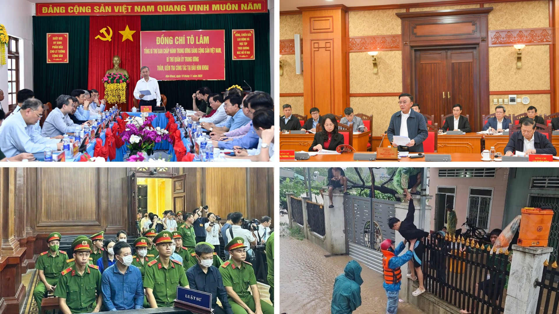 Tin nổi bật ngày 19/11: Rà soát tiến độ công tác phục vụ Đại hội đại biểu toàn quốc lần thứ XIV của Đảng; xét xử sơ thẩm vụ án Quang Linh, Thùy Tiên và Hằng du mục về tội lừa dối khách hàng