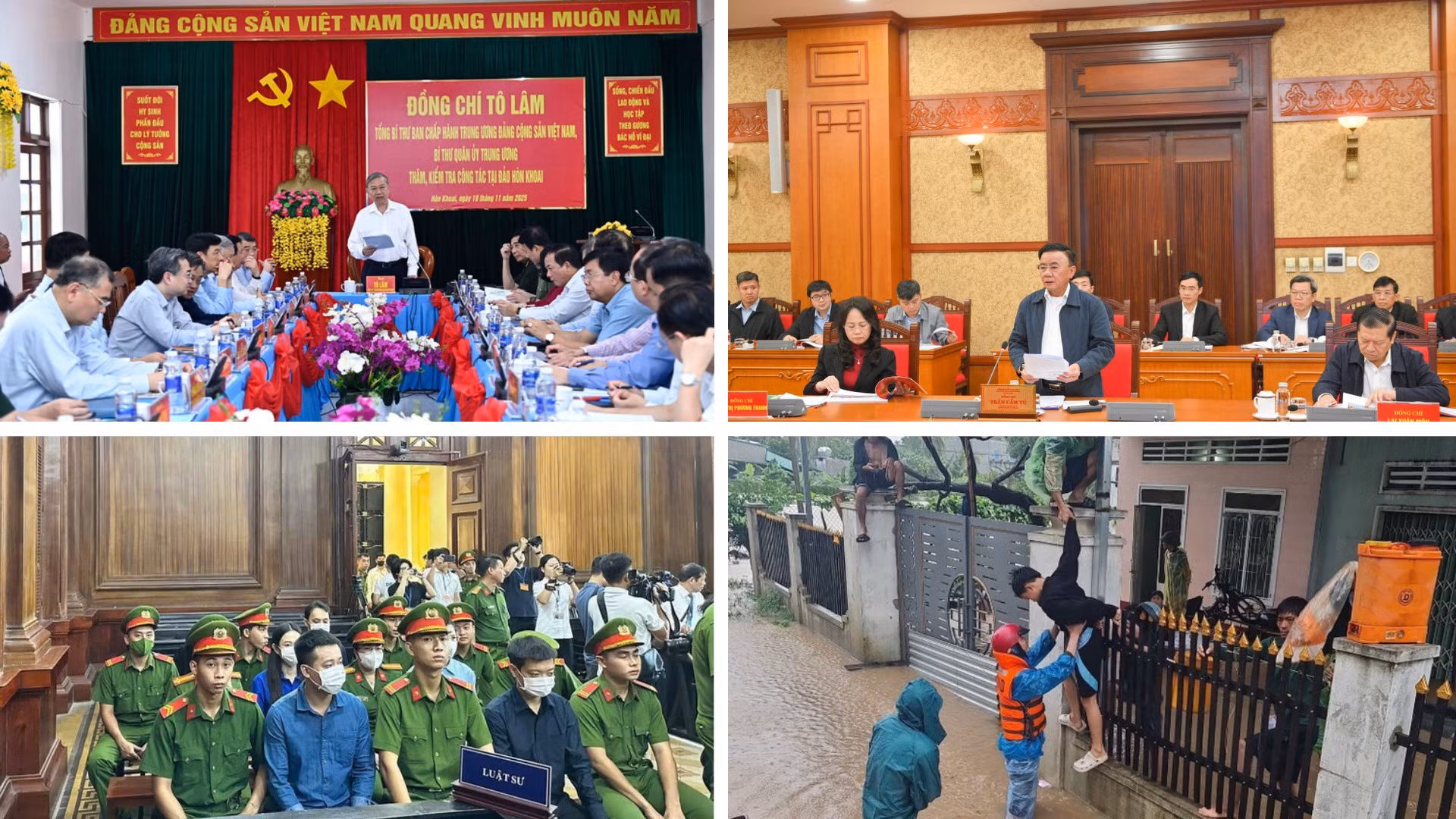 Tin nổi bật ngày 19/11: Rà soát tiến độ công tác phục vụ Đại hội đại biểu toàn quốc lần thứ XIV của Đảng; xét xử sơ thẩm vụ án Quang Linh, Thùy Tiên và Hằng du mục về tội lừa dối khách hàng