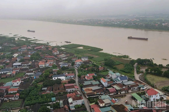 Xã đảo Minh Châu, Hà Nội. (Ảnh THÀNH ĐẠT)