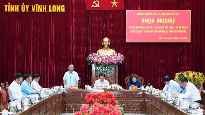 Ban Thường vụ Tỉnh ủy Vĩnh Long được đánh giá nghiêm túc thực hiện Nghị quyết Đại hội XIV