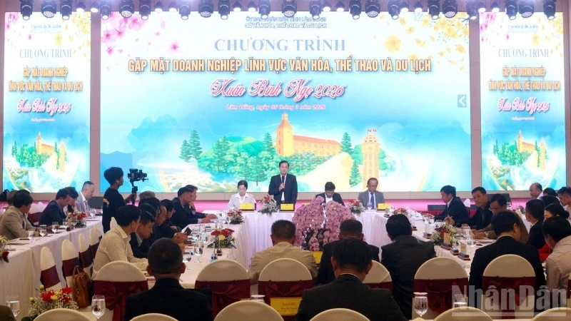 Lâm Đồng gặp mặt doanh nghiệp văn hóa, thể thao và du lịch, định hướng phát triển năm 2026