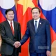 Chủ tịch Quốc hội Trần Thanh Mẫn và Tổng Bí thư, Chủ tịch nước Lào Thongloun Sisoulith.