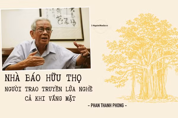 Nhà báo Hữu Thọ - người trao truyền lửa nghề cả khi vắng mặt