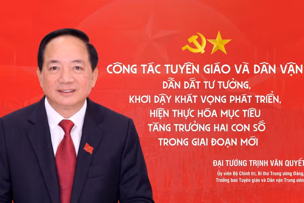 Công tác tuyên giáo và dân vận dẫn dắt tư tưởng, khơi dậy khát vọng phát triển, hiện thực hóa mục tiêu tăng trưởng hai con số trong giai đoạn mới