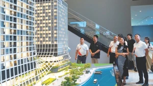 Giá bán các dự án nhà ở tại Thành phố Hồ Chí Minh tăng cao, vượt quá thu nhập của người dân. (Ảnh TÙNG QUANG)