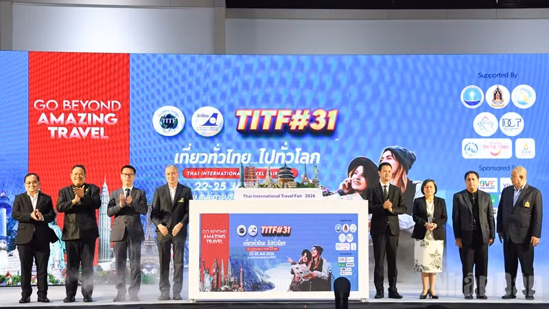 Lễ khai mạc Hội chợ Du lịch quốc tế Thái Lan lần thứ 31. (Ảnh: MINH THẮNG)