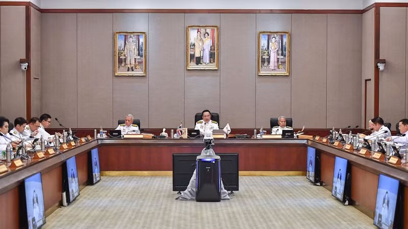 Cuộc họp nội các đặc biệt do Thủ tướng Anutin Charnvirakul chủ trì. (Ảnh: Văn phòng Thủ tướng Thái Lan).