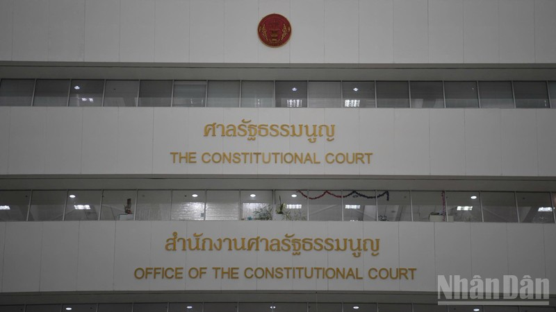 Tòa án Hiến pháp Thái Lan. (Ảnh: XUÂN SƠN)