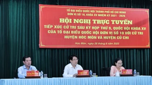 Chủ tịch nước Lương Cường tiếp xúc cử tri tại Thành phố Hồ Chí Minh.