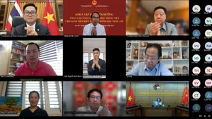 Khóa tập huấn bồi dưỡng, nâng cao năng lực dạy học tiếng Việt bằng hình thức trực tuyến. (Ảnh: Hoàng Linh)