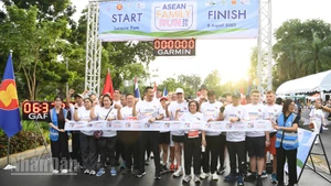 Đông đảo cán bộ ngoại giao các nước thành viên và đối tác của ASEAN tham gia sự kiện.