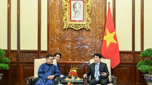 Chủ tịch nước Lương Cường tiếp Đại sứ Chile đến chào từ biệt.