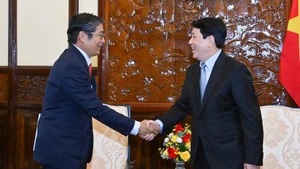 Chủ tịch nước Lương Cường tiếp Đại sứ đặc mệnh toàn quyền Nhật Bản tại Việt Nam Ito Naoki.